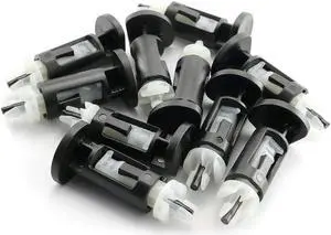 OIAGLH 10Pcs Plastic Mounting Clip For 4 Way CPU Coolers 1155 775 CPU Heatsink Mount Pin Push Screw Cooler Fan Fastener