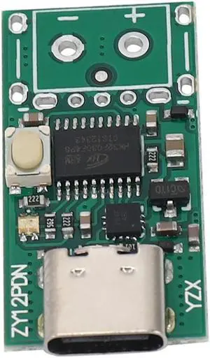 OIAGLH USB-C PD2.0/3.0 to DC Converter Power Supply Module Decoy Fast Charge Trigger Poll Polling Detector Tester(ZY12PDN)