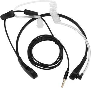 FOR 1pin 3.5mm Throat Mic Micro Acoustic Tube Earpiece Headset For / / / / Smart Ear