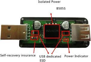 FOR USB to USB Isolator Industrial Grade Digital Isolators with Shell 12Mbps Speed ADUM4160/ADUM316