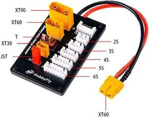 OIAGLH XT30 XT60 XT90 JST T Connector Lipo Charger Board 2-6S Parallel Balance Charging Board For B6 B6AC Lite