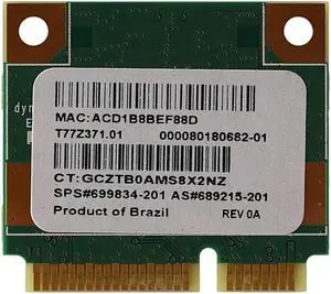 FOR 2X 150Mbps 2.4Ghz RT3290 802.11B/G/N + BT 3.0 PCI-E Card For CQ58 M4 M6 4445S DV4