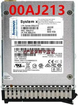 FOR Solid State Drive For X3650 400GB 2.5 SAS SSD For 00AJ212 00AJ213 00AJ216