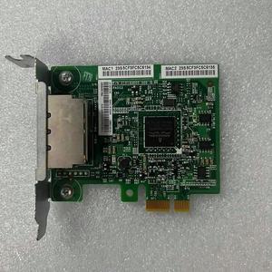 FOR BCM 5718 94Y6263 dual-port Gigabit network card half-height bezel. Support ordinary computers