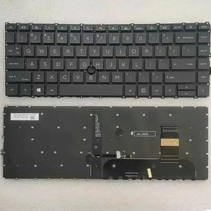 FOR US Keyboard For 840 G7 840 G8 845 G7 845 G8 840 Aero G8 English Laptop Keyboard With Pointer Black SGA2150-XUA