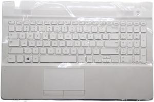 FOR Keyboard Palmrest for NP270E5U NP270E5U NP270E5J NP270E5G NP270E5V NP270E5K WHITE Dark blue