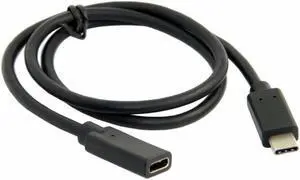 FOR USB3.1 USB-C Type C Male to Female Extension Data Cable For Book