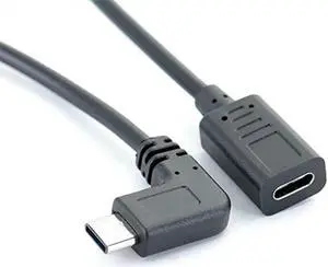 FOR USB-C USB 3.1 Type C Male to Female Extension Data Cable for Cell Phone