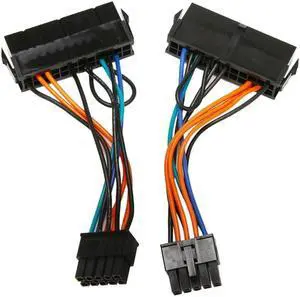 FOR 24-Pin Female To 10-Pin Male Adapter Power Supply Cable Cord For 10PIN Motherboard 10 Cm