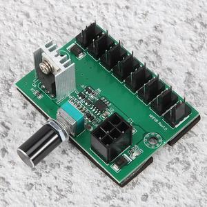 FOR Computer Case 12V Miner Fan Speed Controller 8-Channel Fan Hub PWM High-Power Violent Fan Controller Regulating Governor