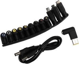 FOR DC Power Cord USB To 5.5X2.1 Multifunctional Dc Interchangeable Plug Is Suitable For Laptops And Routers