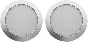 FOR Ceiling Speaker Grille 4-Inch Ceiling Embedded Audio Speaker Grille(Silver)