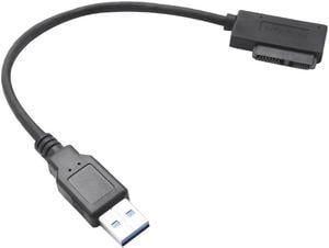 FOR USB 3.0 To 7+6 13Pin Slimline SATA Laptop CD/DVD ROM Optical Drive Adapter Cable