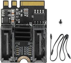 FOR M2 To SATA3.0 Expansion Card KEY A + E WIFI M.2 To SATA Hard Disk Adapter Card Without Driver Installation 582 Chip