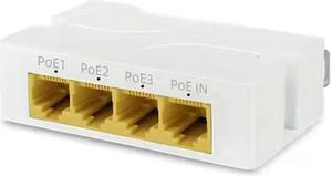 FOR 4Port Gigabit POE Ext 1000M 1 To 3 Network Switch Repeater IEEE802.3Af/At Plug&Play For Poe Switch NVR IP Camera AP