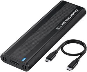 FOR M2 SSD Case NVME SATA Dual Protocol M.2 to USB Type C 3.1 SSD Adapter for NVME PCIE NGFF SATA SSD Disk Box