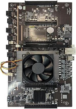 FOR BTC Mining hine Motherboard BTC79X5 V1.0 LGA 2011 DDR3 Supports 32G 60mm Pitch RTX3060 Graphics Card with Cooling Fan