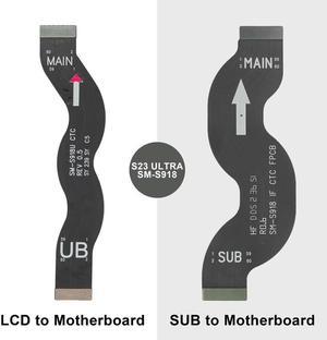 FOR S23 SM-918 LCD Charging Port Motherboard Connector Flex Cable Ribbon Repair Part