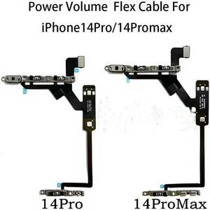 FOR 14 Pro Max Power On Off Button Flex Cable Switch Side Button Key Ribbon Flex Cable power volume flet cable