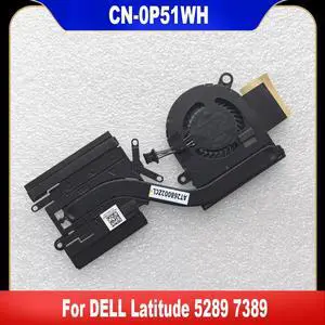 FOR 0P51WH FOR 5289 7389 Laptop CPU Cooling Fan Cooler Fan With Heatsink P51WH CN-0P51WH AT26B002ZCL