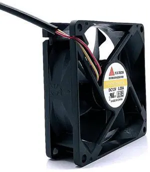 FOR FD128025HB-N 8cm 8025 80mm Fan DC 12V 0.20A Double Ball Bearing Cooling Fan 3wire 3P Case Fans