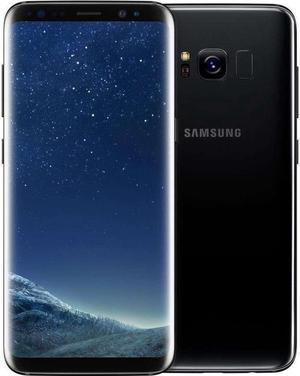 Samsung Galaxy S8 SM-G950U (64GB / 4GB) GSM Unlocked Phone - 5.8" HD - 4G LTE - 12MP - Grade C (7/10) - BLACK COLOR - 2 DAYS DELIVERY