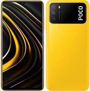 Xiaomi Poco M3 DualSIM 128GB ROM  4GB RAM GSM Only  No CDMA Factory Unlocked 4GLTE Smartphone Yellow  International Version