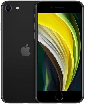 Apple iPhone SE 2020 (2nd Generation) 64GB + 3GB - FULLY UNLOCKED (CDMA / GSM) - All Carriers Verizon, AT&T, T-Mobile, Sprint -  4.7" HD - BLACK - 2 days of Delivery - Grade A++
