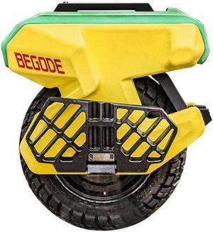 Electric Unicycle With11 Inch Tire 500W Motor 180Wh Battery 18.6 mph Portable EUC for Commuting & Entertainment for Beginner Yellow