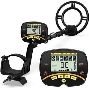5-Mode Waterproof LCD Metal Detector - High-Sensitivity Pinpointer with Hunter Search Coil