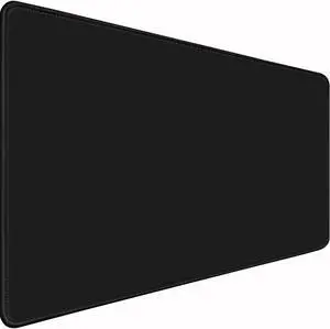 Large Mouse Pad Gaming Mouse Pad Upgraded Extra Large Mouse Pad with Durable Stitched Edge Waterproof Non-Slip Base Mouse Pad for Gamer Computer Laptop 31.5x15.7 x 0.12 Black