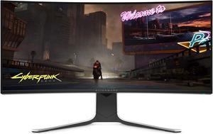 Alienware 120Hz UltraWide Gaming Monitor 34 Inch Curved Monitor with WQHD 3440 x 1440 AntiGlare Display 2ms Response Time Nvidia GSync Lunar Light  AW3420DW