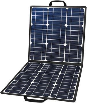 100W 18V Portable Solar Panel Flashfish Foldable Solar Charger with 5V USB 18V DC Output Compatible with Portable Generator Smartphones Tablets and More US in Stock Fast Shipping