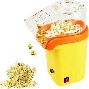 Popcorn Machine Hot Air Electric Popcorn Popper Kernel Popcorn Maker BPA Free No Oil US in Stock Fast Shipping-Yellow