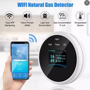 WiFi Smart Gas Leak Detector Natural Gas Detector LCD Display APP Alarm NEW US Stock Fast Shipping