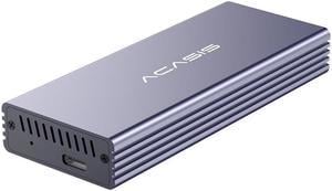 ACASIS USB 3.2 10Gbps to Mac SSD Enclosure for Apple MacBook Air Pro, iMac from 2013 to 2017 Flash 12+16 PIN SSD Compatible with M.2 Nvme SSD with Adapter, Mac3W