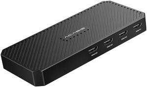 Acasis 40Gbps Thunderbolt 3 Quad HDMI Channel Video Capture Card Plug and Play Compatible with MAC OS,Window, AC-TV004