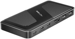 ACASIS 40Gbps Dock,Works with Thunderbolt 4/3, USB4 Host Devices, Single 8K or Dual 6K60Hz Display, 11 Ports-DP 8K 60HZ, 2X USB C 40Gbps, PD 100W, USB4 Hub for M1,M2 Macs and Windows