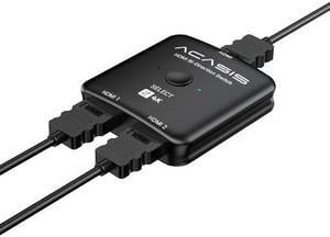 Acasis 4k 60hz Bidirectional HDMI 2.0 Switch/Splitter 2 in 1 Out