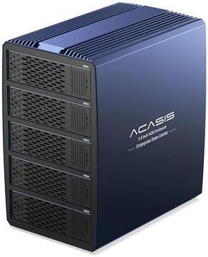 Acasis 5 Bay External Array 2.5/3.5 Inch USB to SATA HDD RAID Case