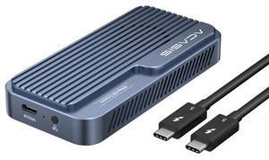 ACASIS 80Gbps M.2 NVMe SSD Enclosure, with Cooling Fan, Compatible with Thunderbolt5/USB4 V2.0, Back Compatible with Thunderbolt4/3/USB4 V1.0, USB3.2/3.1/3.0, Support SSD B+M M-Key (TB501 Pro)