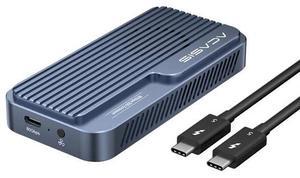 ACASIS 80Gbps M.2 NVMe SSD Enclosure, with Cooling Fan, Compatible with Thunderbolt5/USB4 V2.0, Back Compatible with Thunderbolt4/3/USB4 V1.0, USB3.2/3.1/3.0, Support SSD B+M M-Key (TB501 Pro)