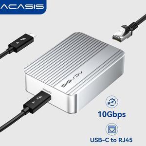 Acasis USB4 to 10 Gigabit Ethernet Adapter Compatible with Thunderbolt 5/4/3