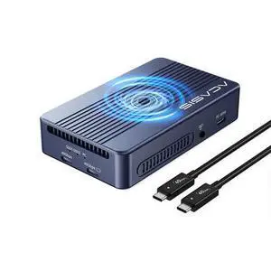 Acasis TBU405ProMax 40Gbps M.2 NVMe 2 Bay RAID SSD Enclosure Compatible with Thunderbolt 4/3 Acasis TBU405ProMax 40Gbps M.2 NVMe 2 Bay RAID SSD Enclosure Compatible with Thunderbolt 4/3