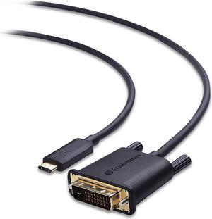 Cable Matters USB C to DVI Cable (USB-C to DVI Cable) 6 ft - Thunderbolt 3 Port Compatible with MacBook Pro, Dell XPS 13, 15, HP Spectre x360, Surface Pro