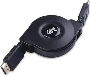 Retractable HDMI Cable with HDR and 4K 60Hz Resolution Support - 3.3 Feet