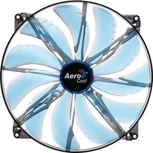 AeroCool Silent Master 200mm Blue LED Cooling Fan EN55642 For Desktop