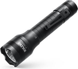 Rechargeable Bolder LC40 Flashlight LED Torch Super Bright 400 Lumens CREE LED IPX5 Water Resistant 5 Modes High/Medium/Low/Strobe/SOS Indoor/Outdoor (Camping Hiking and Emergency Use)