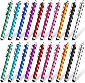 Stylus Set of 20 Pack Universal Capacitive Touch Screen Stylus Compatible with iPad iPhone  Kindle Touch Compatible with All Device with Capacitive Touch Screen  10 Color