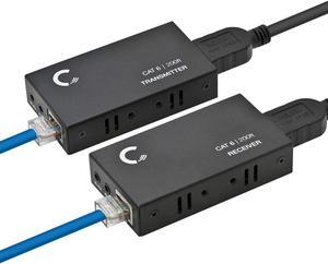 4K 330ft HDMI Extender Over Cat5e / Cat6 / Cat7 Ethernet Cable, 1080p, 3D